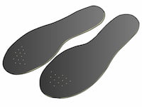 靴の中に入れる矯正用インソールのイラスト